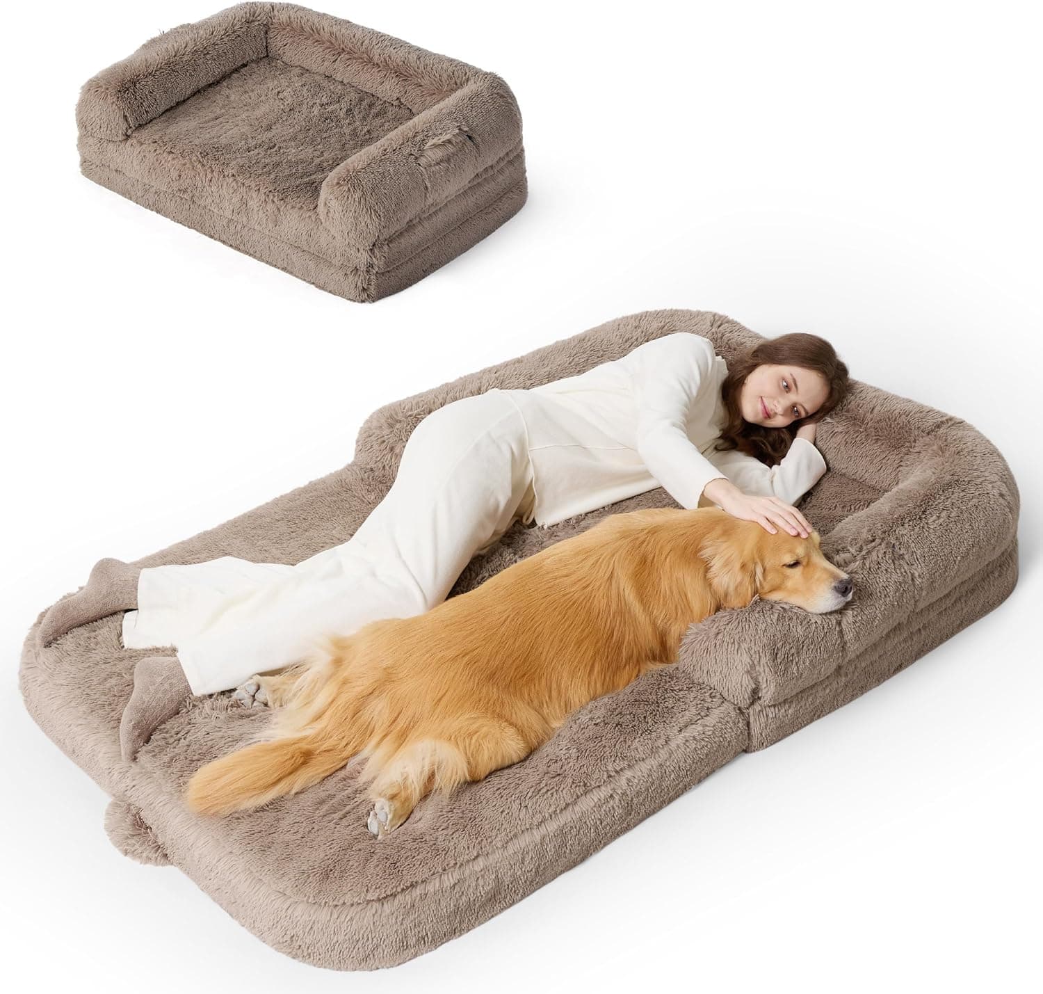Bedsure Foldable Human Dog Bed